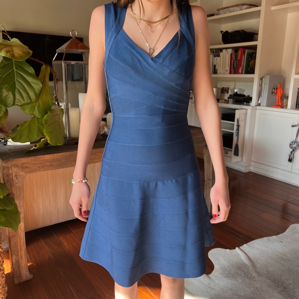Herve leger bandage a line dress